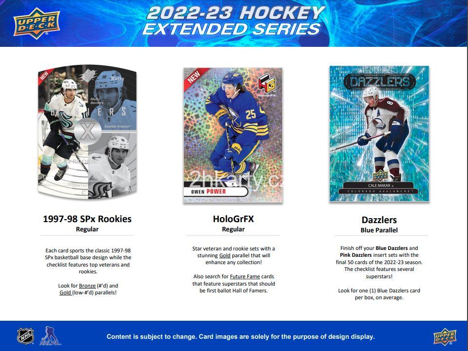 2022-23 UD Extended Series - hobby balíček