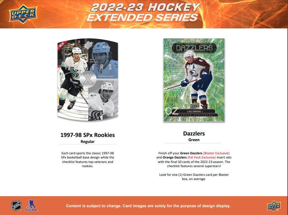2022-23 UD Extended Series - Fat Pack