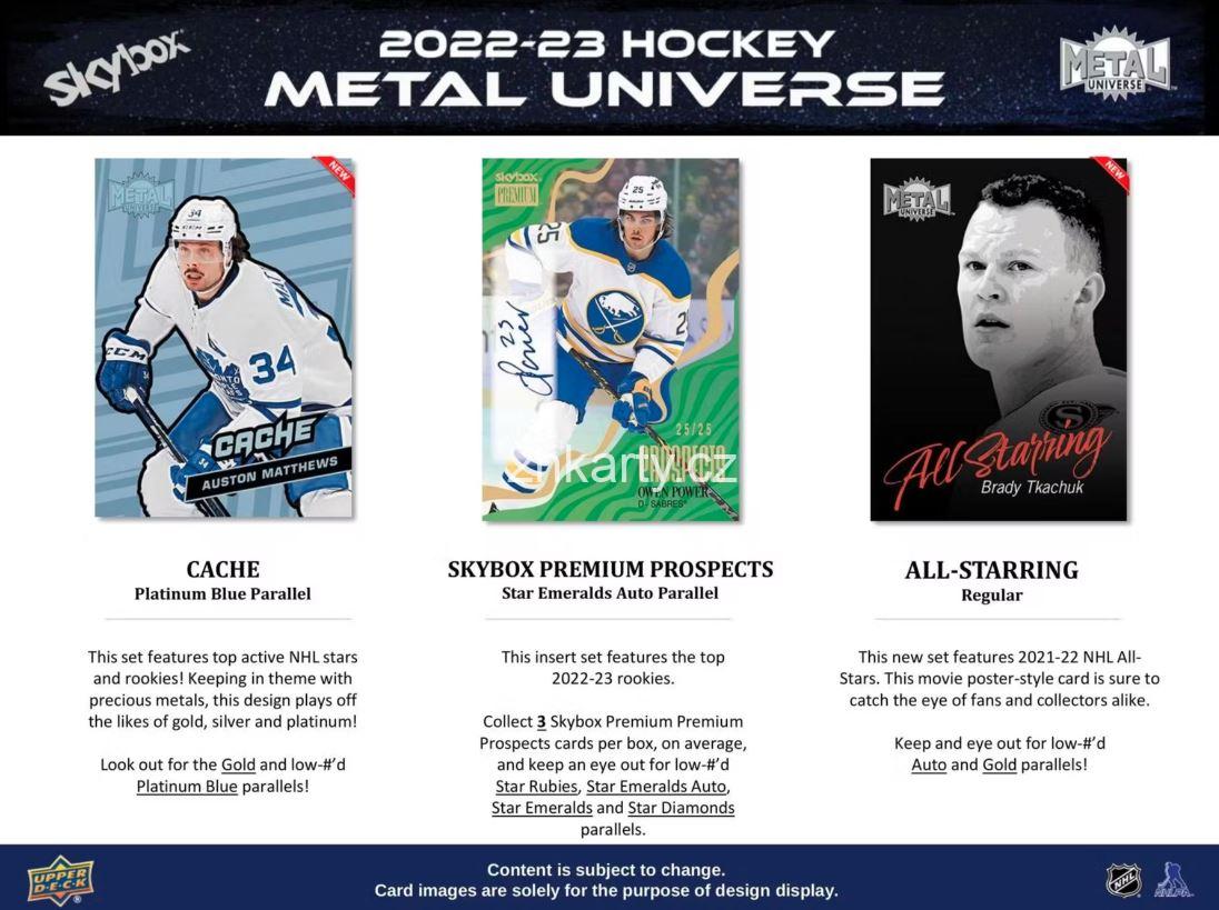 2022-23 UD Skybox Metal Universe - Hobby balíček