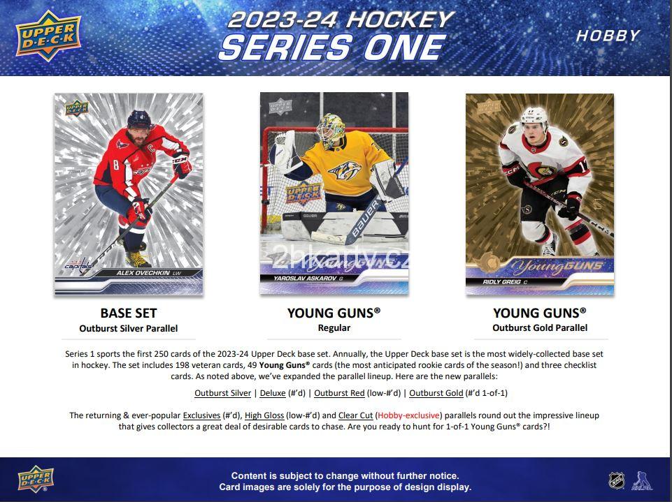 2023-24 UD Series 1 - Hobby balíček