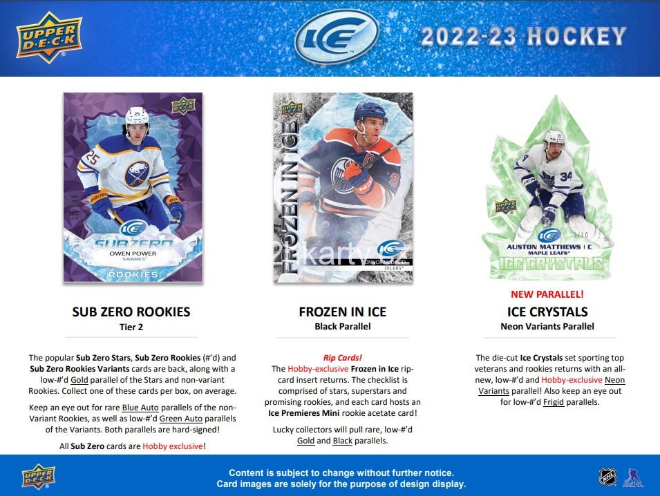 2022-23 UD Ice - Hobby Balíček