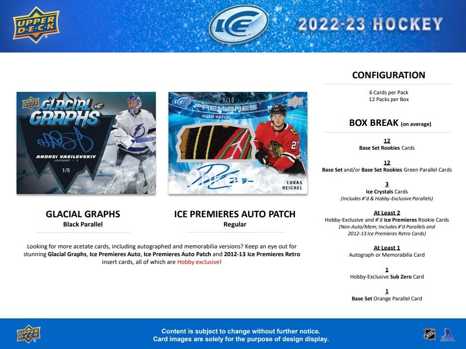 2022-23 UD Ice - Hobby Balíček