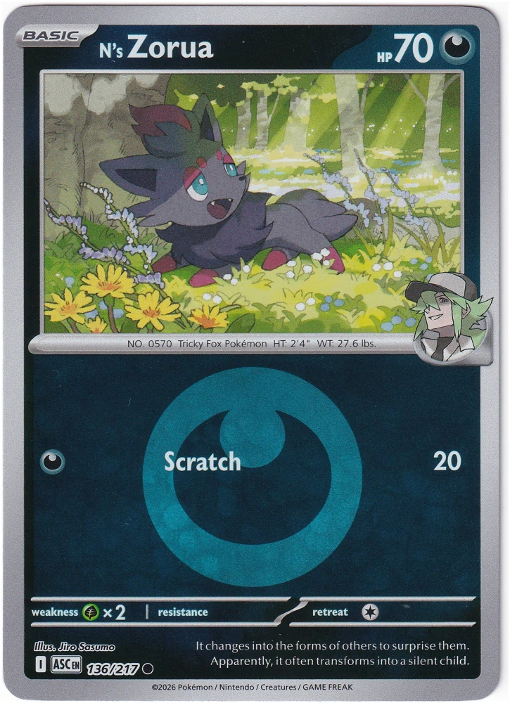 N's Zorua #136