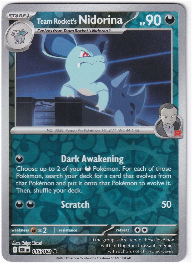 Team Rocket's Nidorina #115