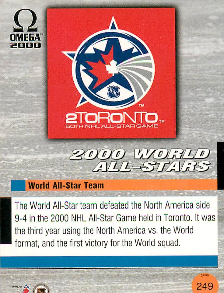 1999-00 Pacific Omega - 2000 World All-Stars #249