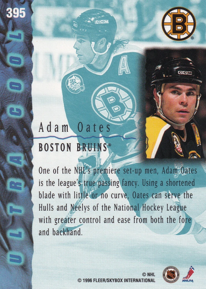 1995-96 Fleer Ultra Extra - Adam Oates - Ultra Cool #395