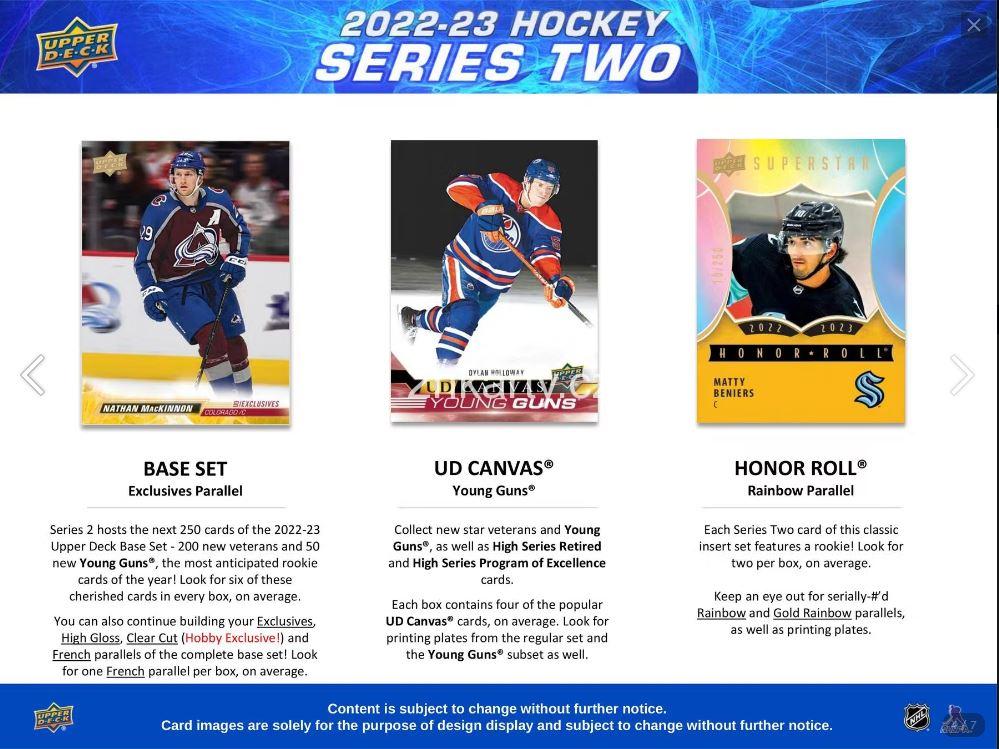 2022-23 UD Series 2 - hobby box