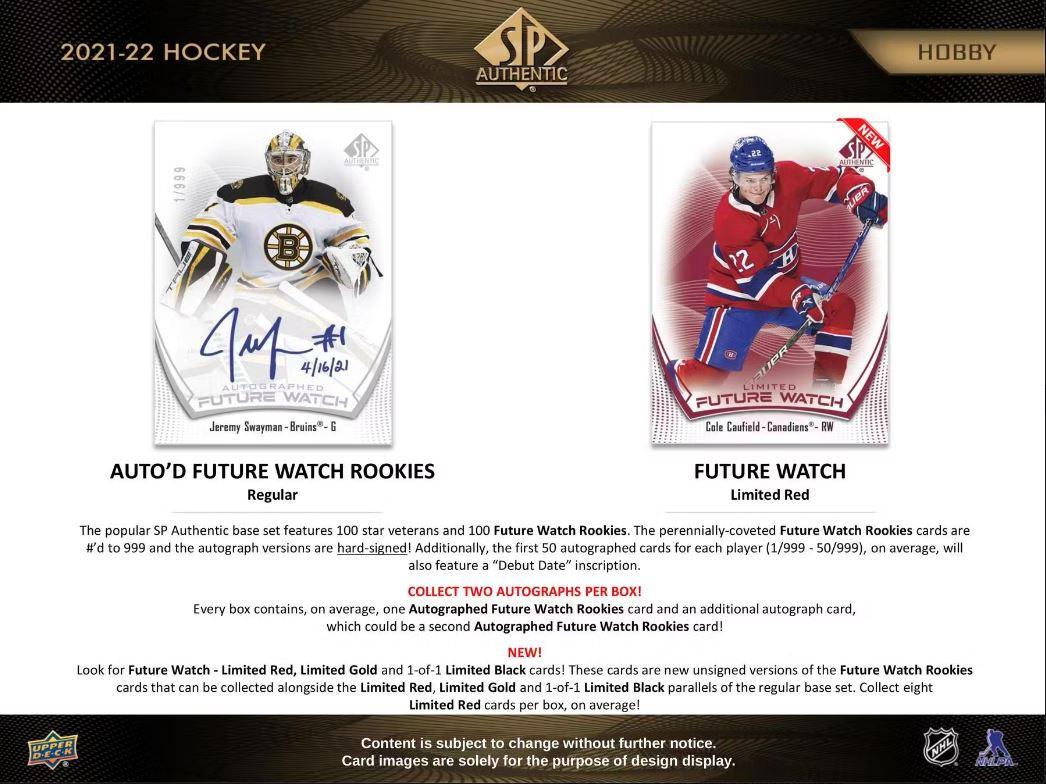 2021-22 UD SP Authentic - hobby box