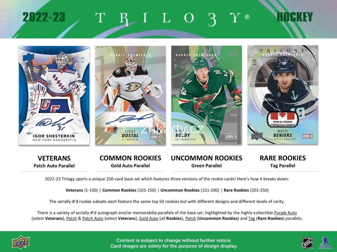 2022-23 UD Trilogy - hobby box