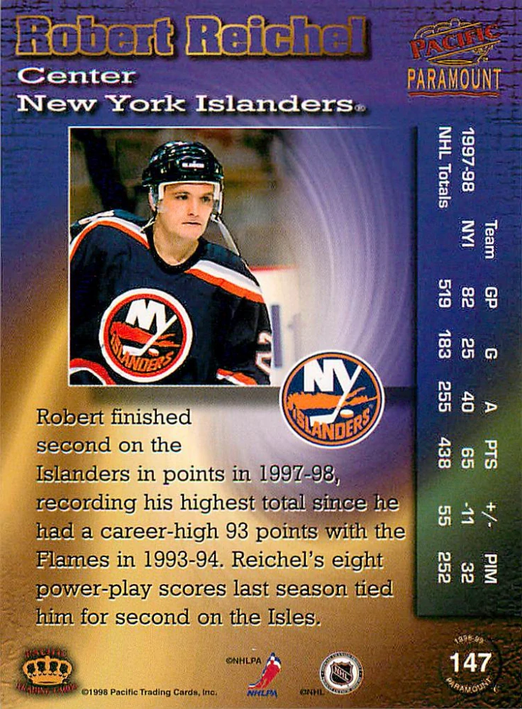 1998-99 Pacific Paramount - Robert Reichel #147