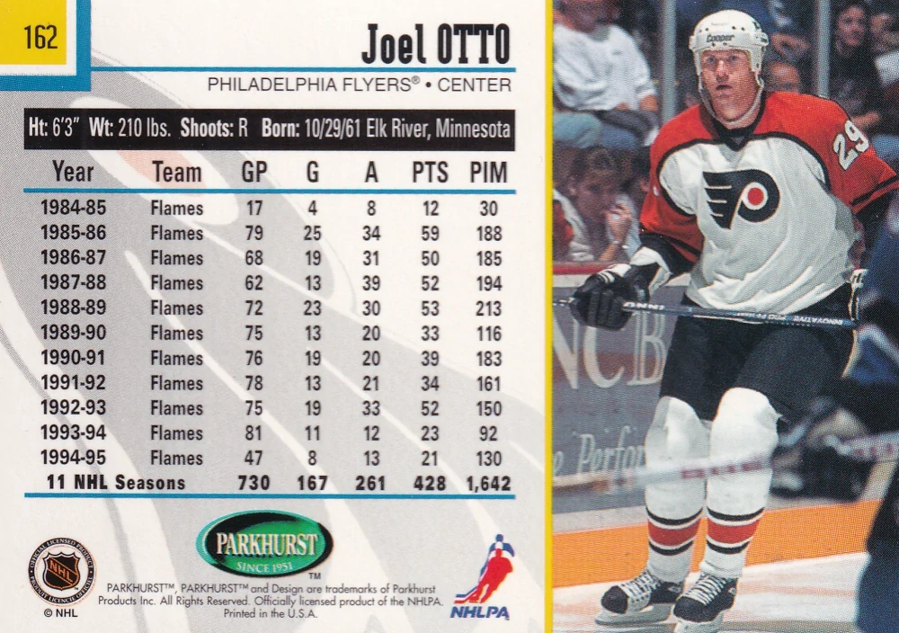 1995-96 Parkhurst International - Joel Otto #162