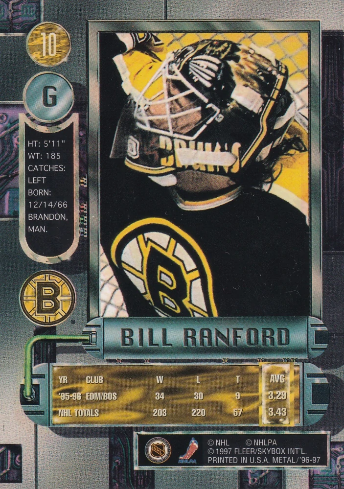 1996-97 Fleer Metal - Bill Ranford #10