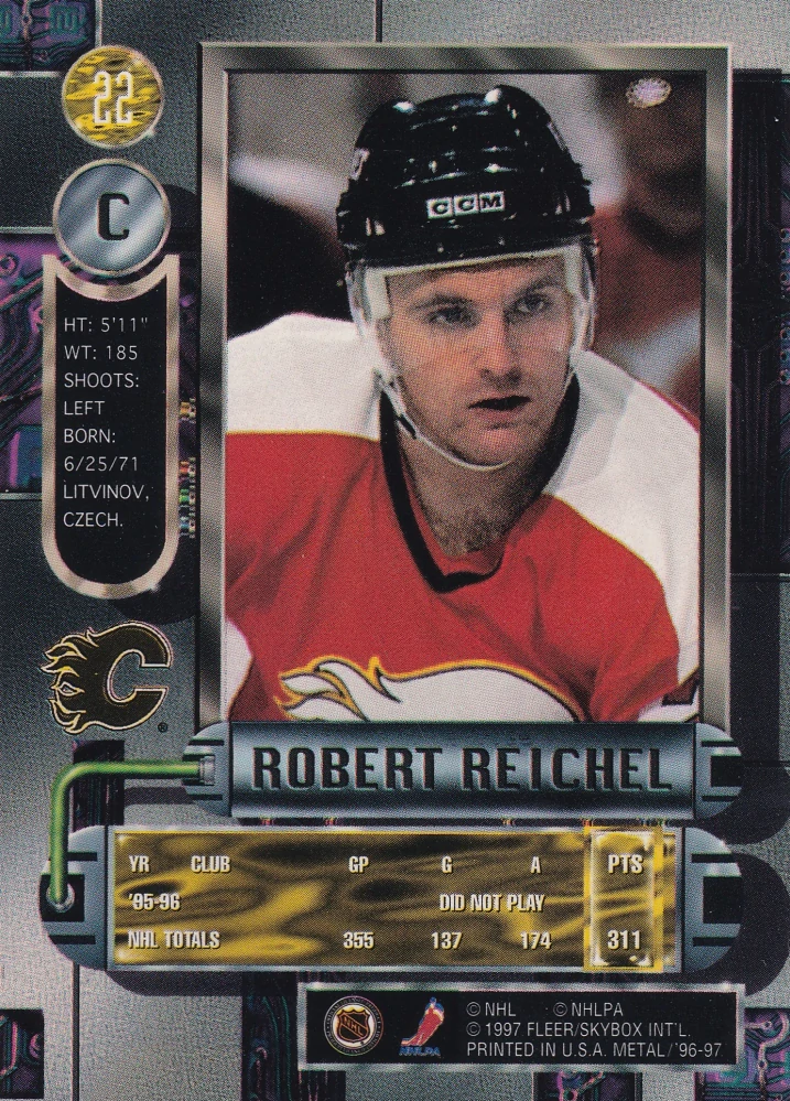 1996-97 Fleer Metal - Robert Reichel #22