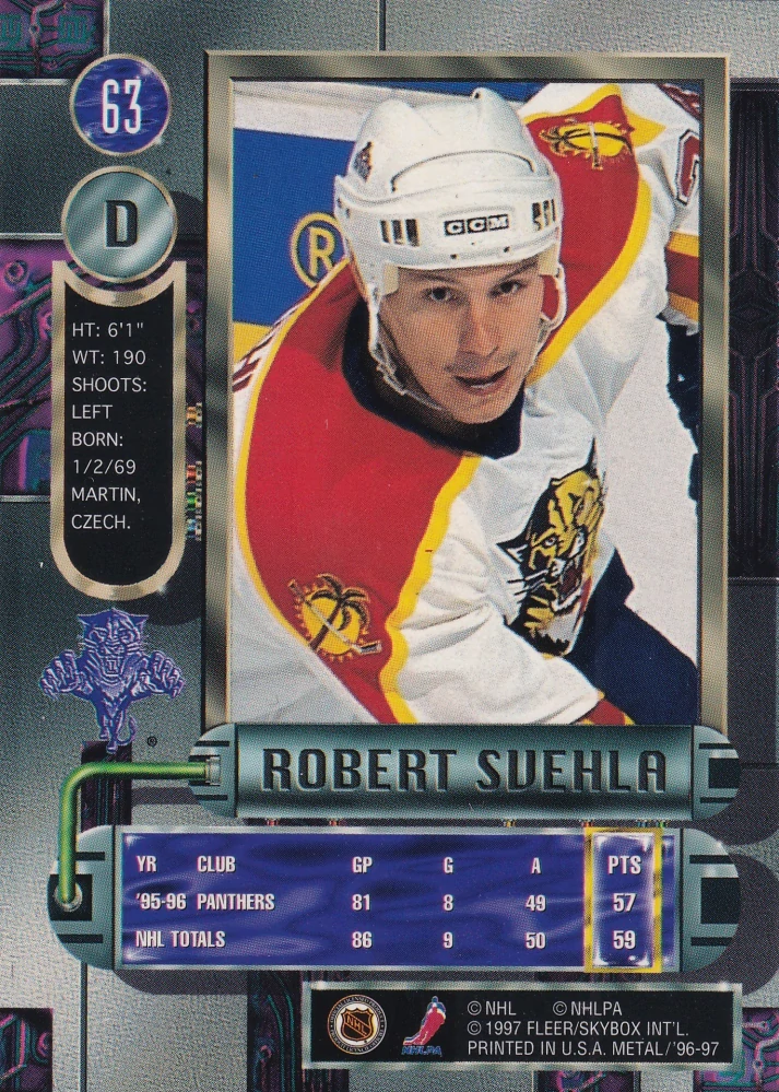 1996-97 Fleer Metal - Robert Švehla #63
