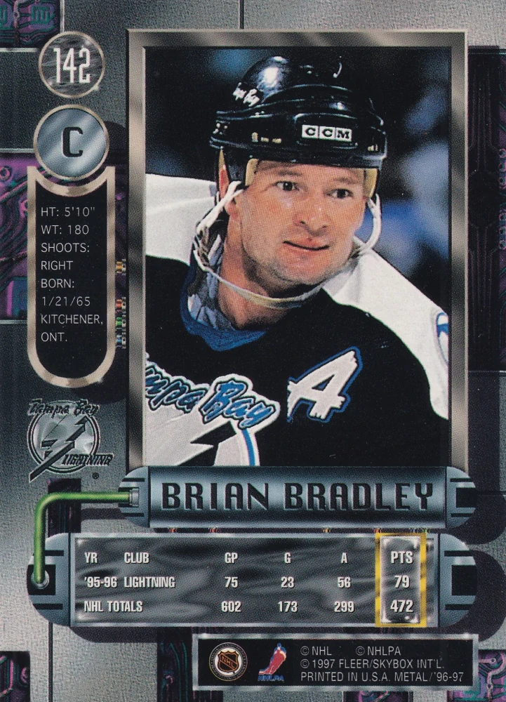 1996-97 Fleer Metal - Brian Bradley #142