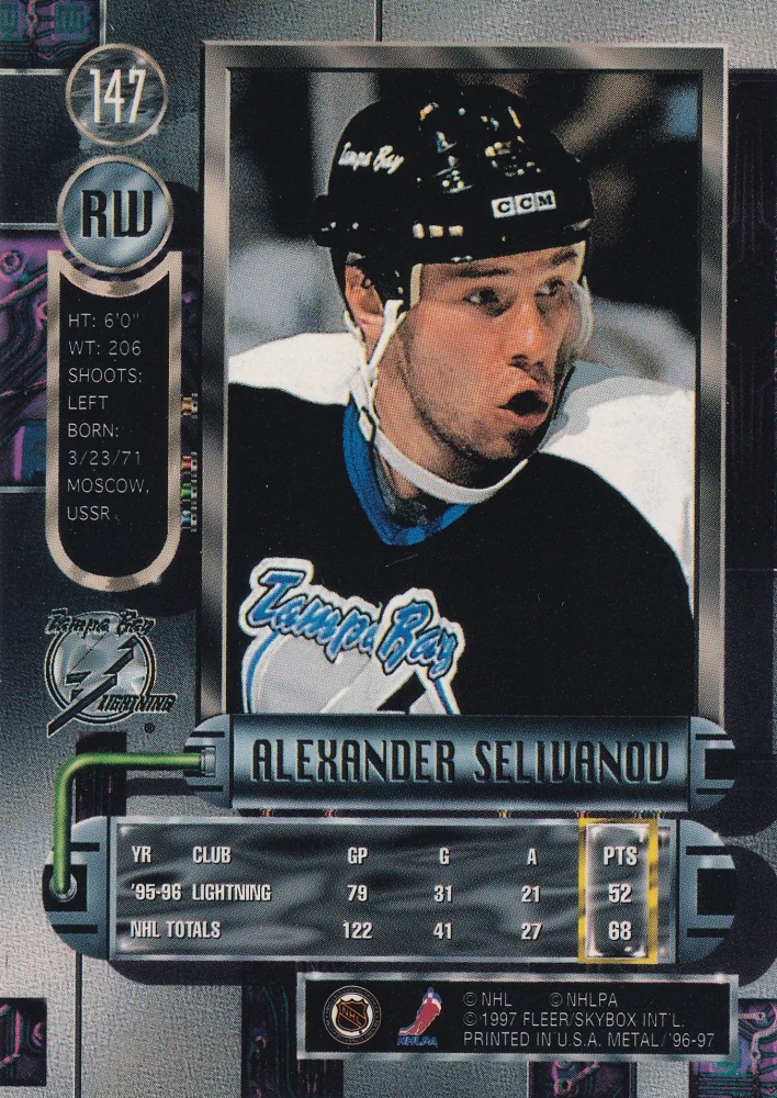 1996-97 Fleer Metal - Alexander Selivanov #147