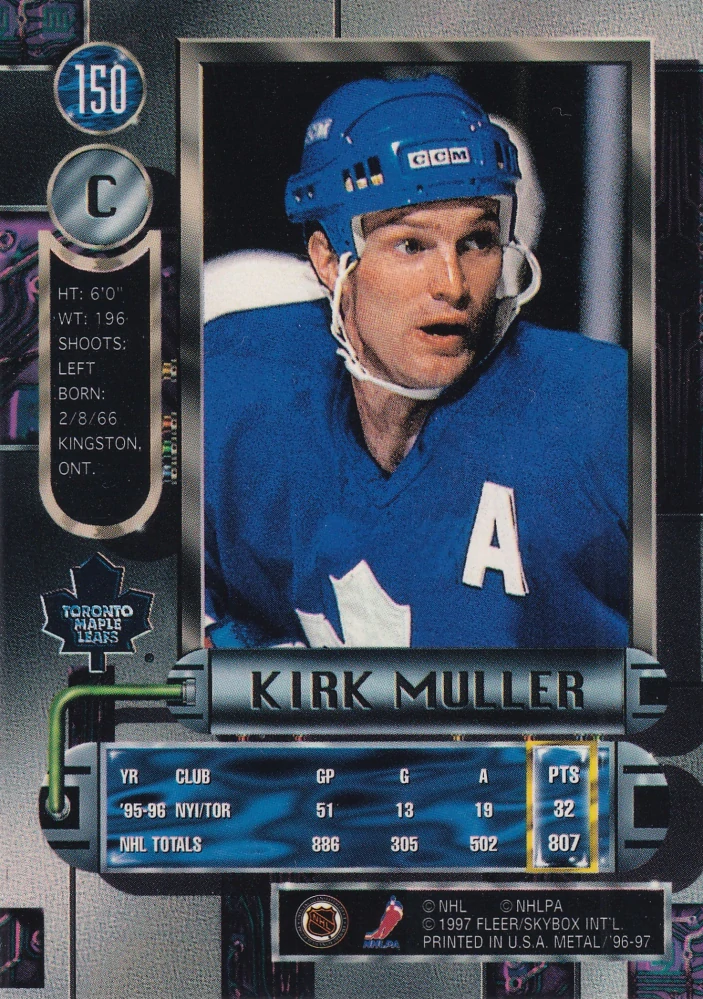 1996-97 Fleer Metal - Kirk Muller #150