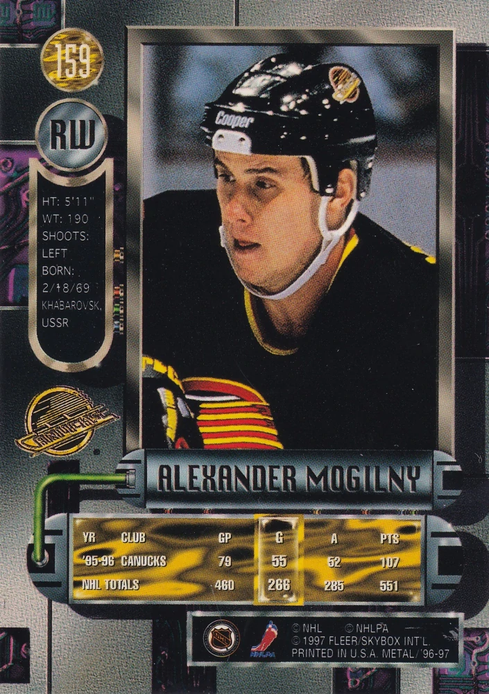 1996-97 Fleer Metal - Alexander Mogilny #159