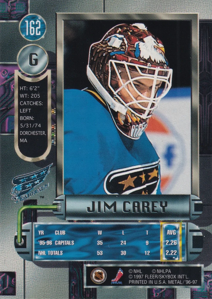 1996-97 Fleer Metal - Jim Carey #162