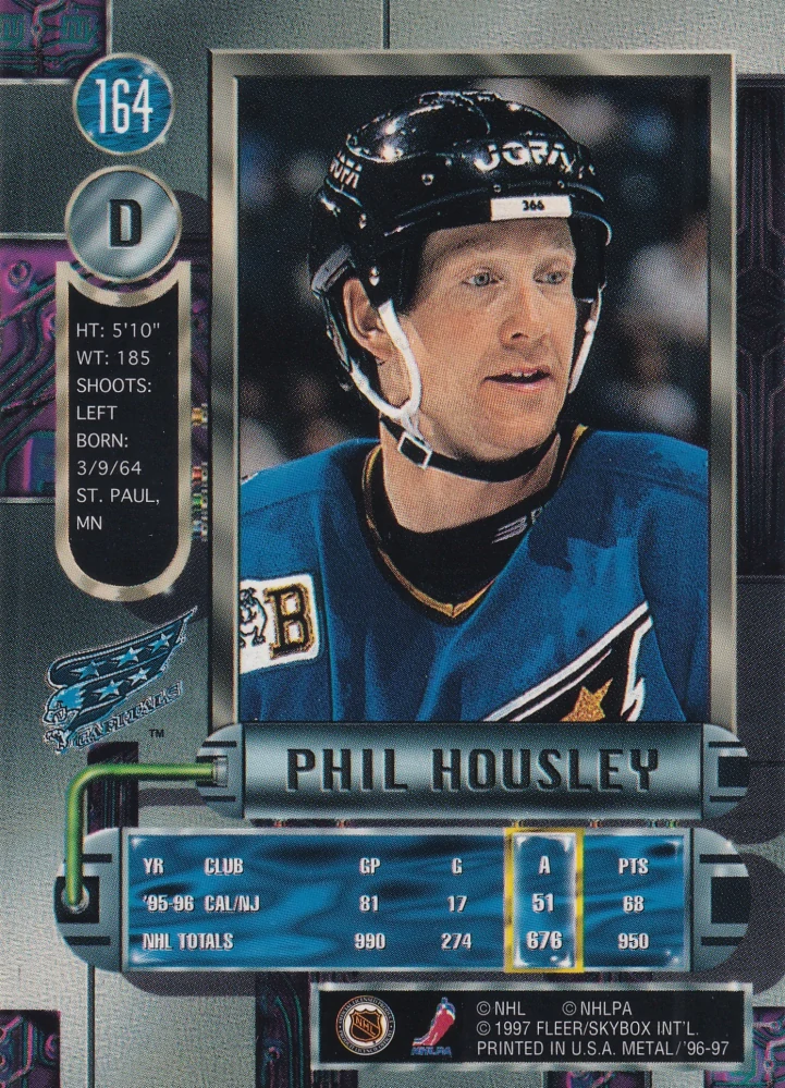 1996-97 Fleer Metal - Phil Housley #164