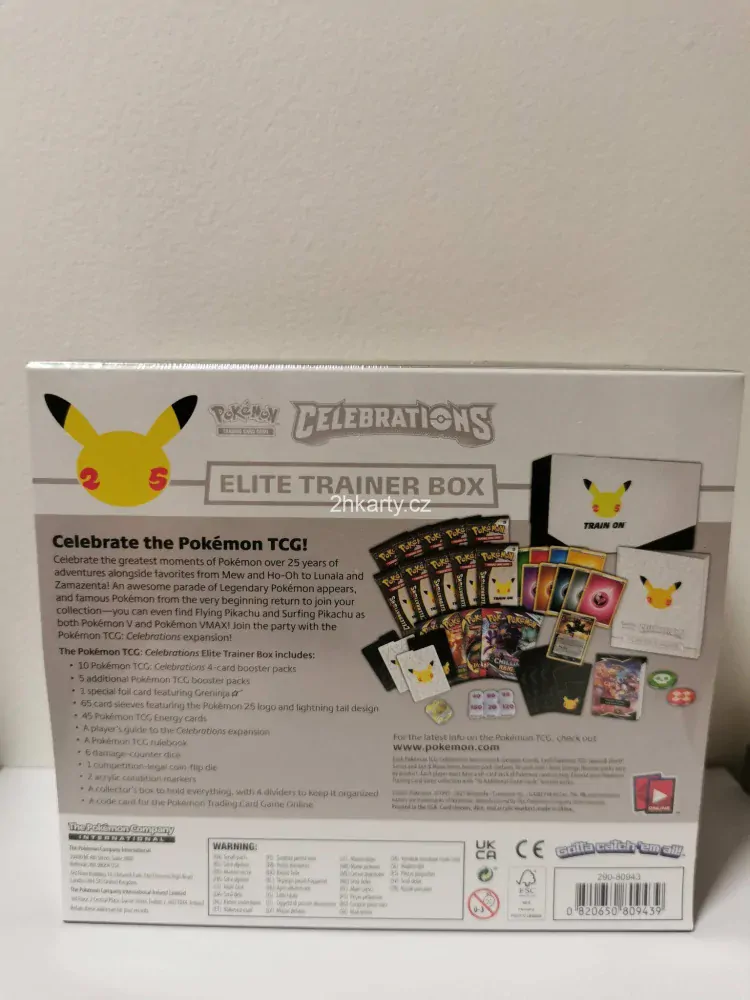 Pokemon TCG - Celebrations - Elite Trainer Box