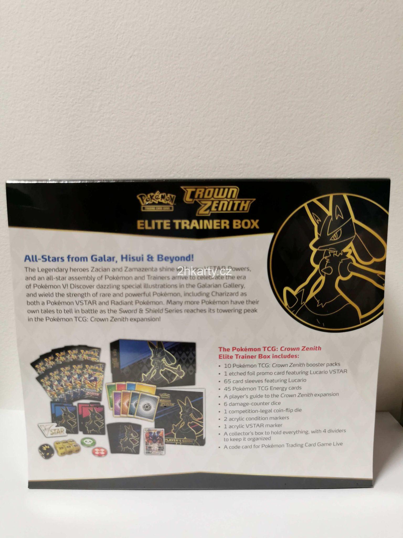 Pokemon TCG - Crown Zenith - Elite Trainer Box