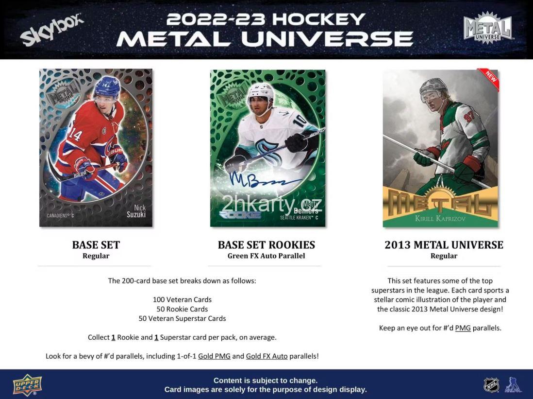 2022-23 UD Skybox Metal Universe - Hobby box