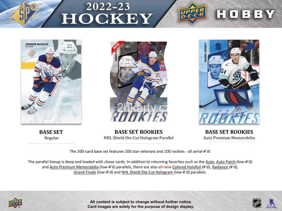 2022-23 UD SPx - Hobby box