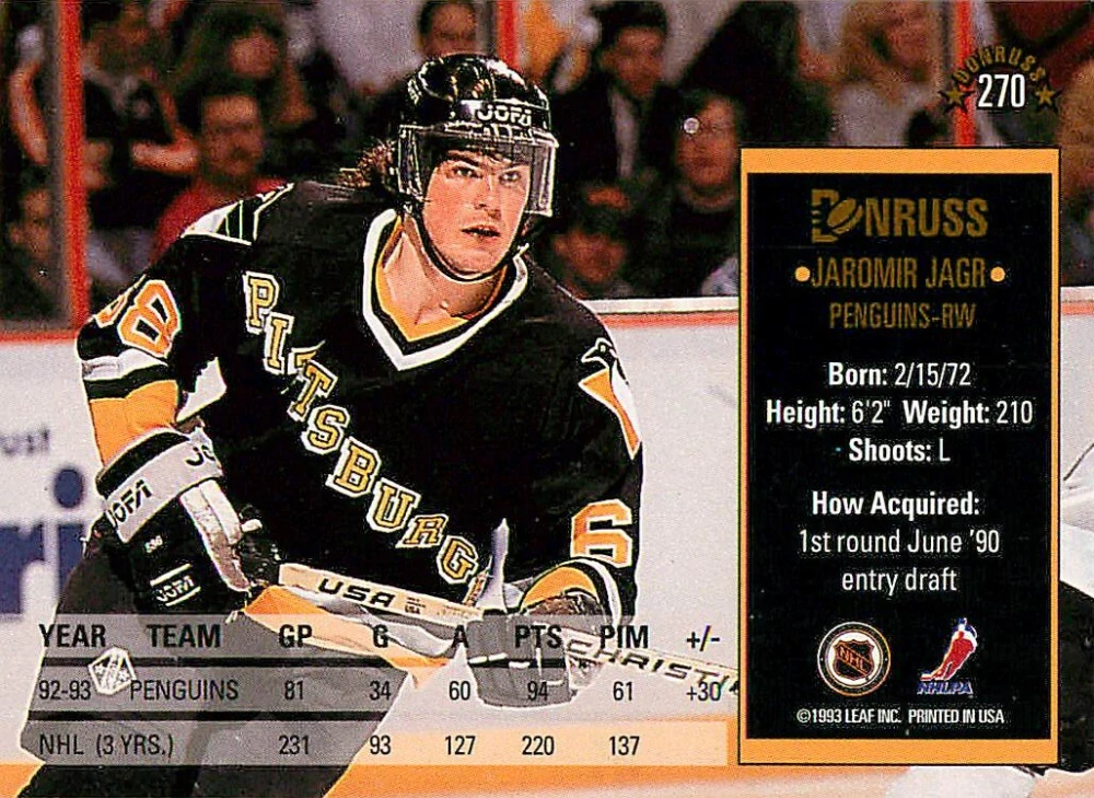 1993-94 Donruss - Jaromír Jágr #270