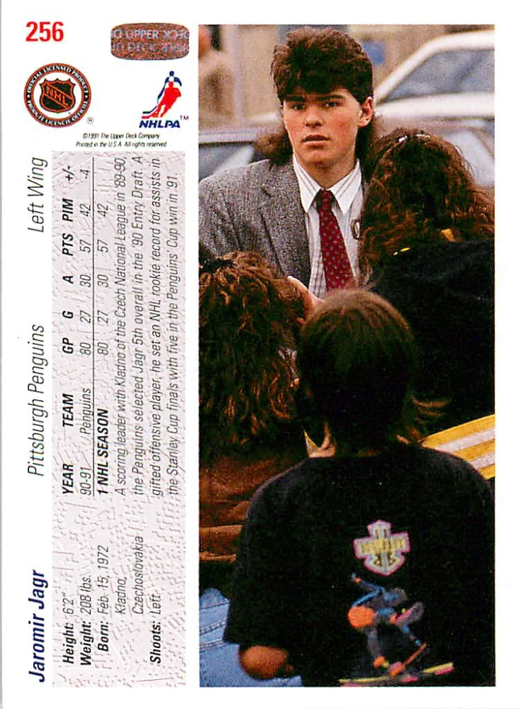 1991-92 UD Series - Jaromír Jágr #256