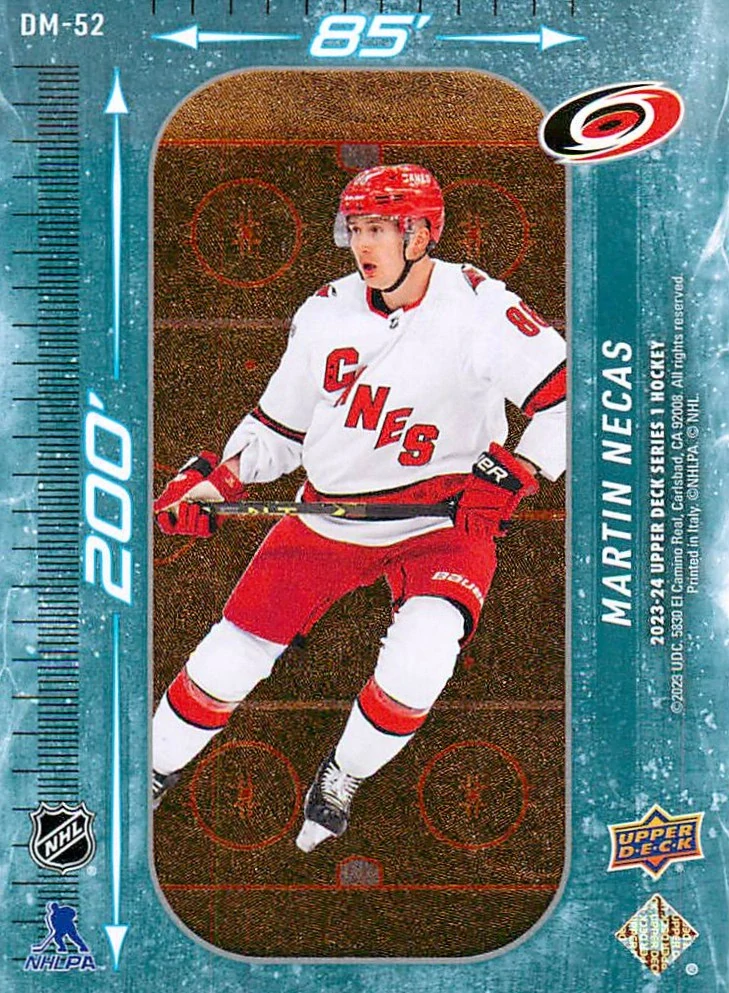 2023-24 UD Series 1 - Martin Nečas - 200' x 85' #DM-52