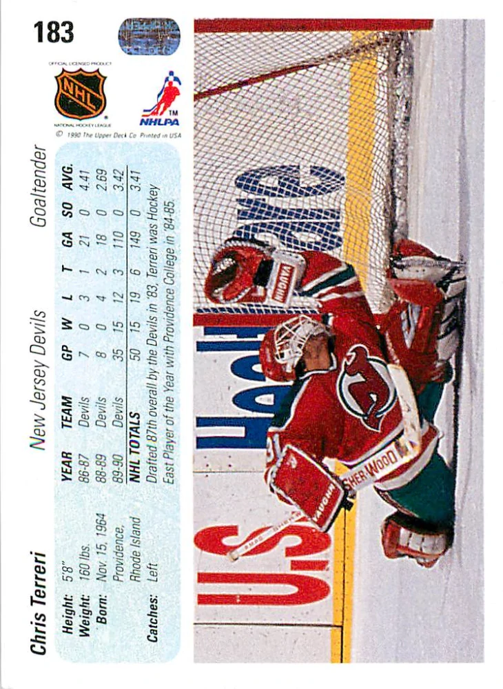 1990-91 UD Series - Chris Terreri #183