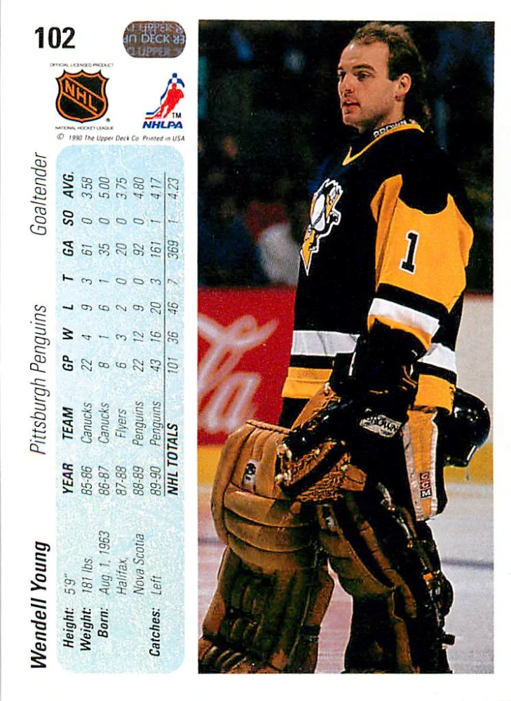 1990-91 UD Series - Wendell Young #102