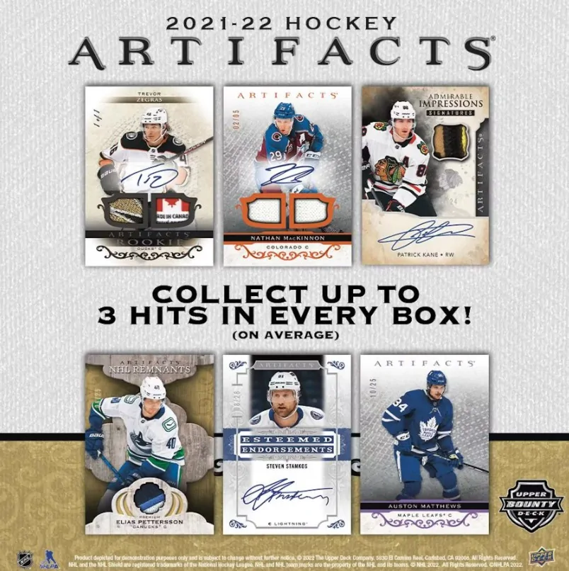 2021-22 UD Artifacts - hobby box
