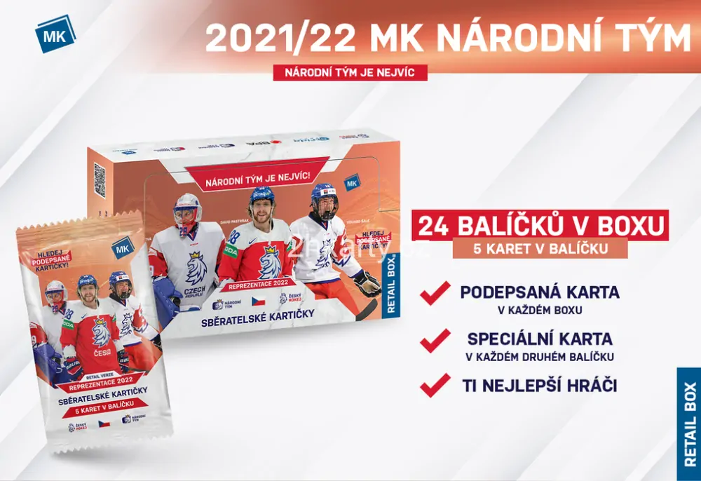 2022 MK Národní tým - Retail box