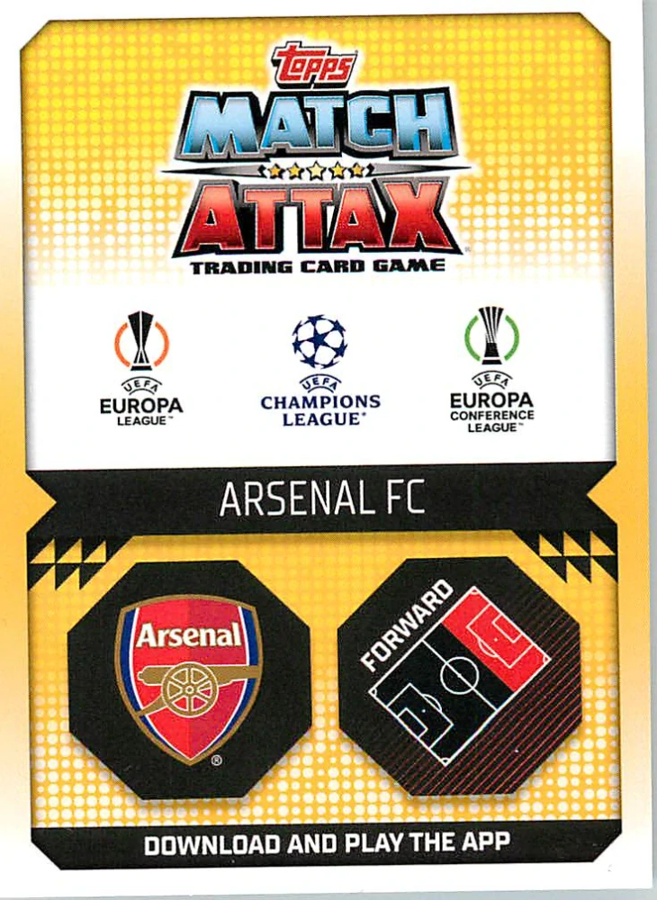 2022-23 Topps Match Attax UCL - Gabriel Martinelli