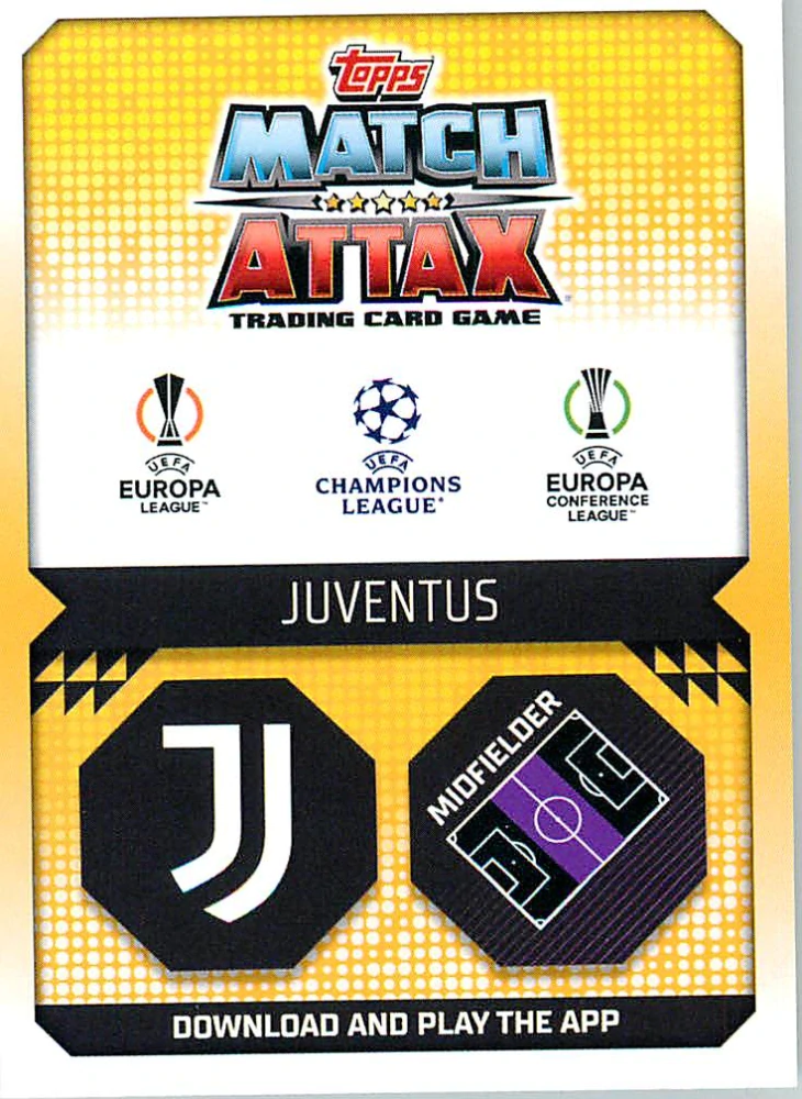 2022-23 Topps Match Attax UCL - Weston McKennie