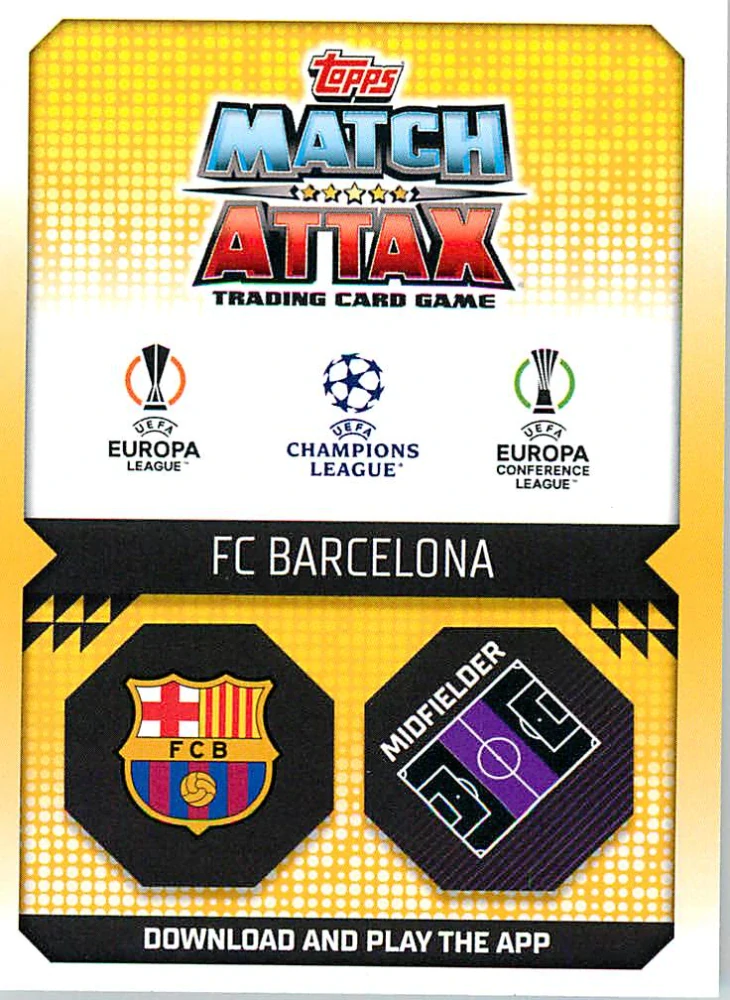 2022-23 Topps Match Attax UCL - Sergio Busquets - Captain
