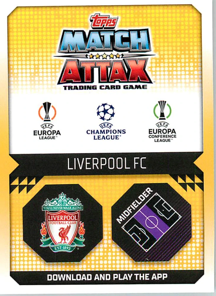2022-23 Topps Match Attax UCL - Alex Oxlade-Chamberlain