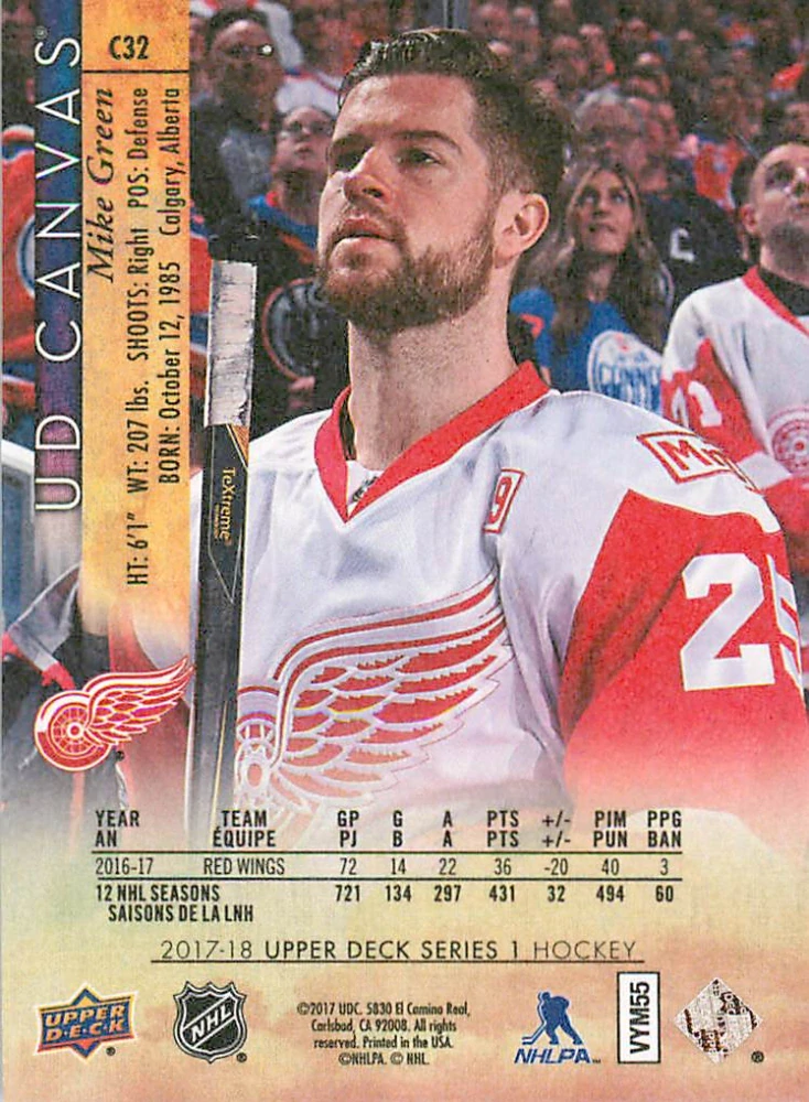 2017-18 UD Series 1 - Mike Green - Canvas #C32
