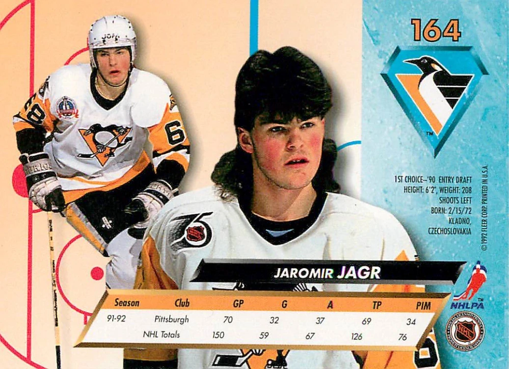1992-93 Fleer Ultra - Jaromír Jágr #164