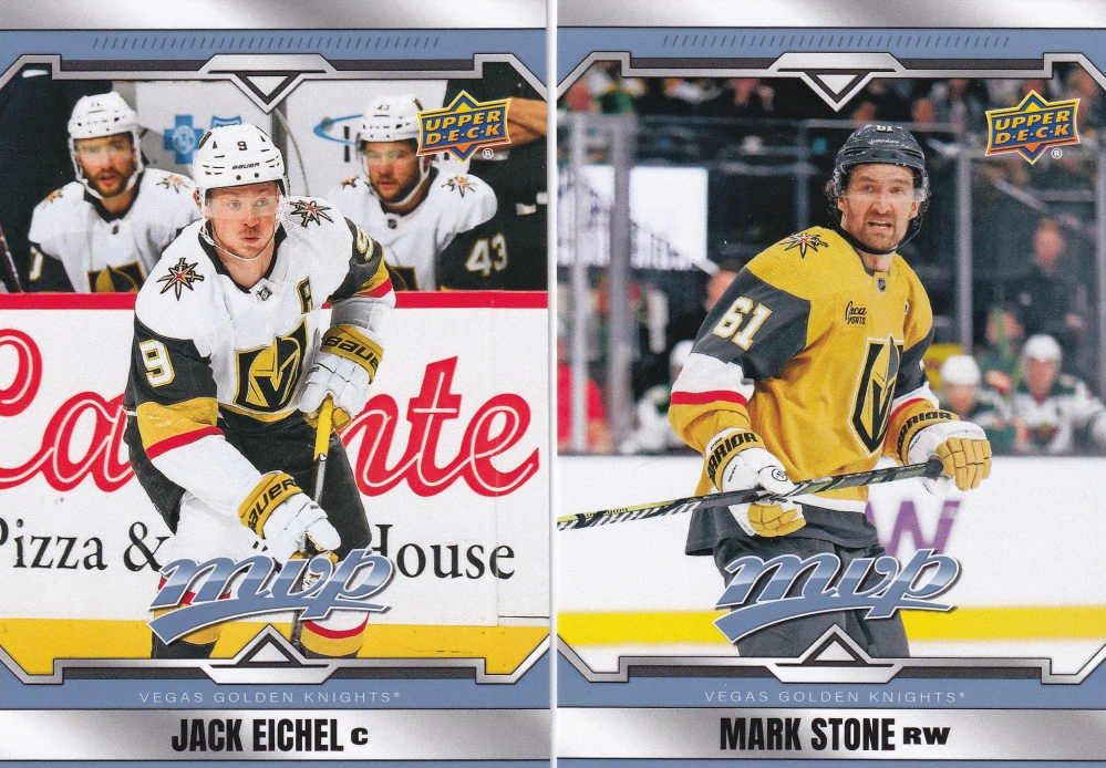2024-25 UD MVP - base lot Vegas Golden Knights (nekompletní)