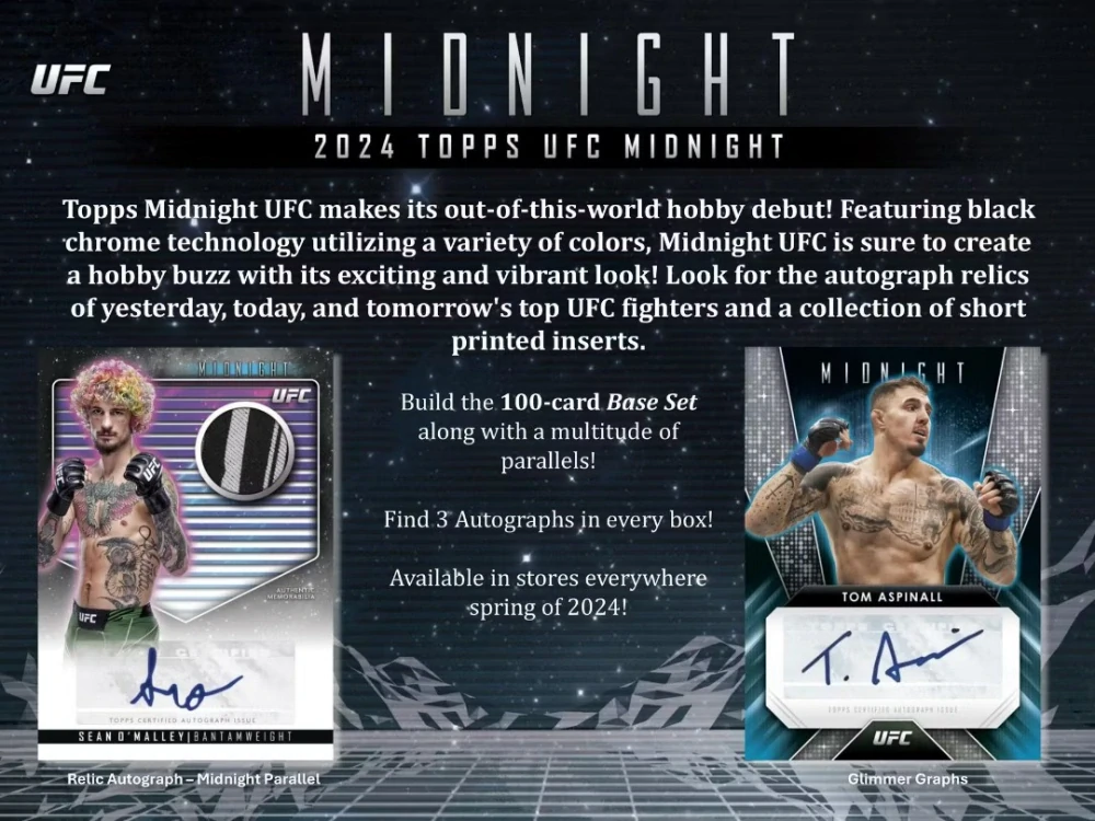 2024 Topps Midnight UFC - hobby box