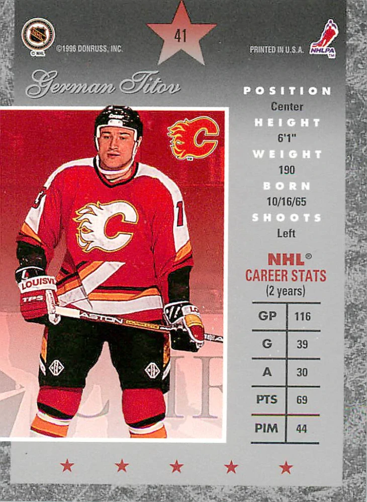 1995-96 Donruss Elite - German Titov #41