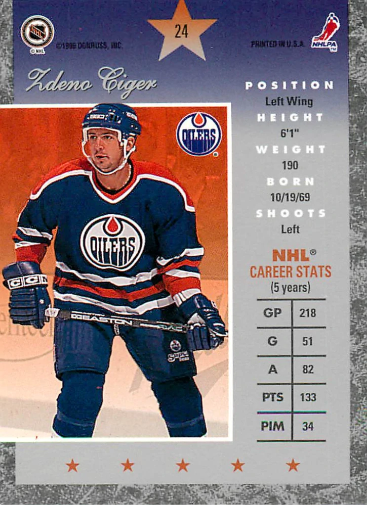 1995-96 Donruss Elite - Zdeno Cíger #24