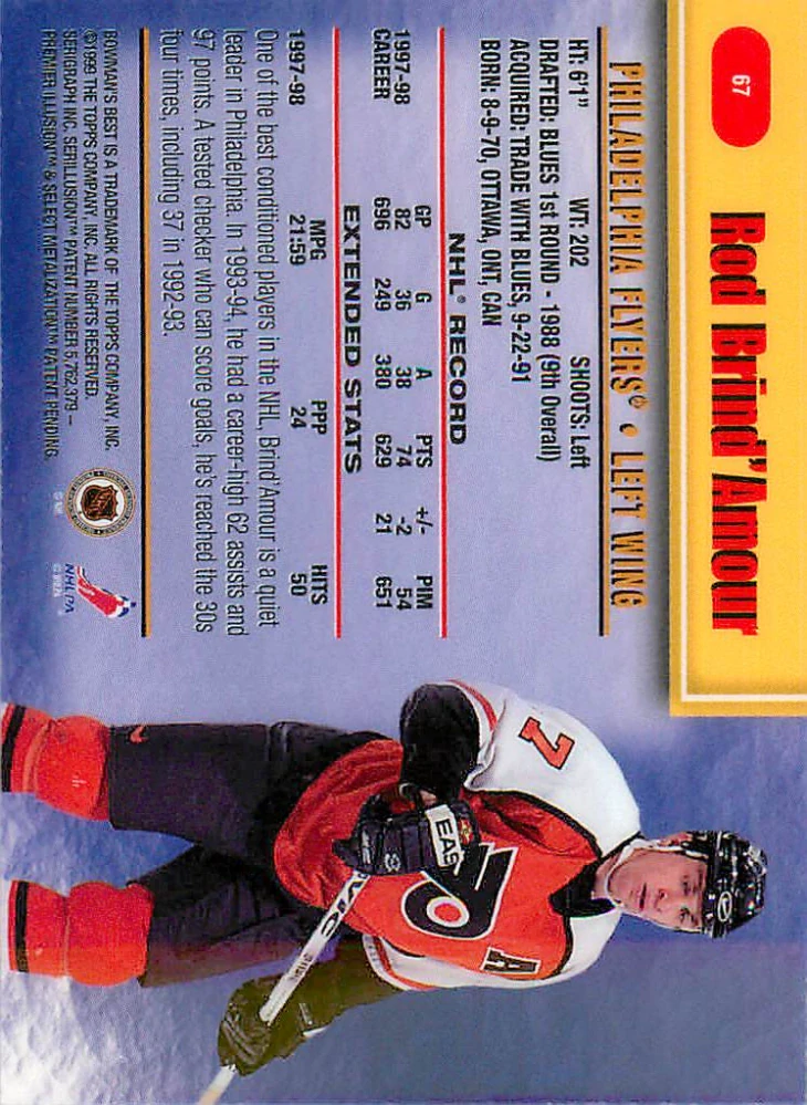 1998-99 Bowman's Best - Rod Brind'Amour #67