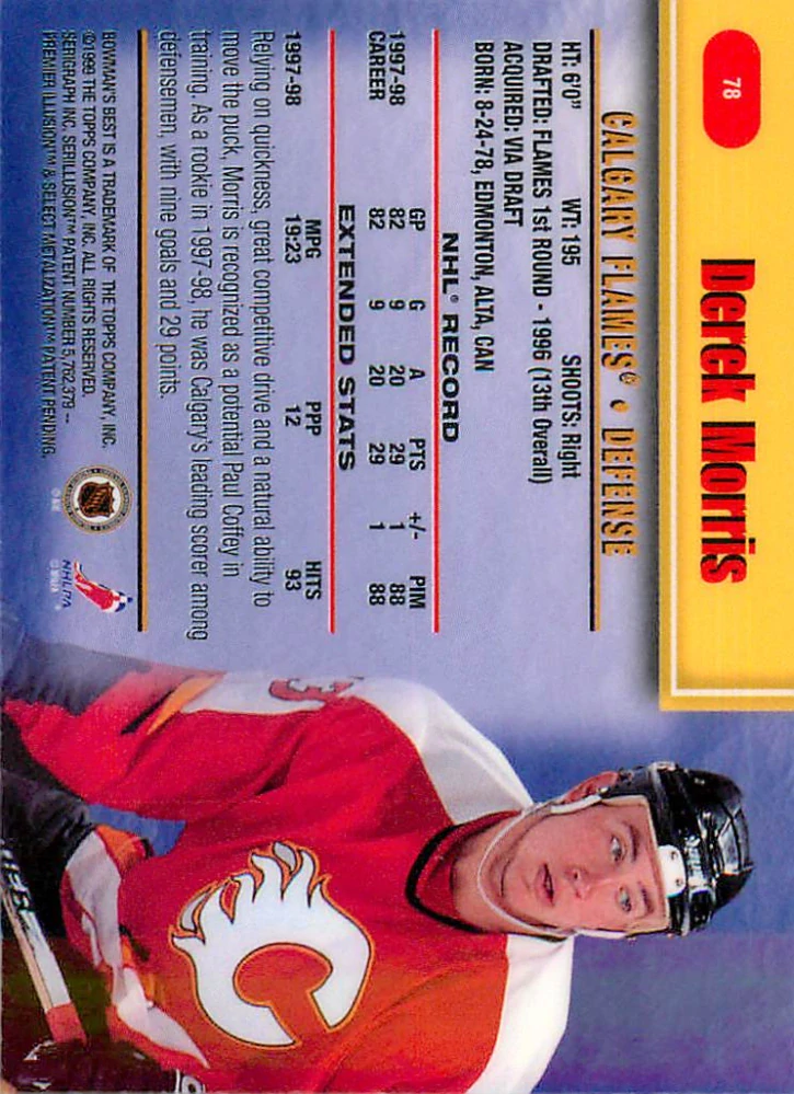 1998-99 Bowman's Best - Derek Morris #78