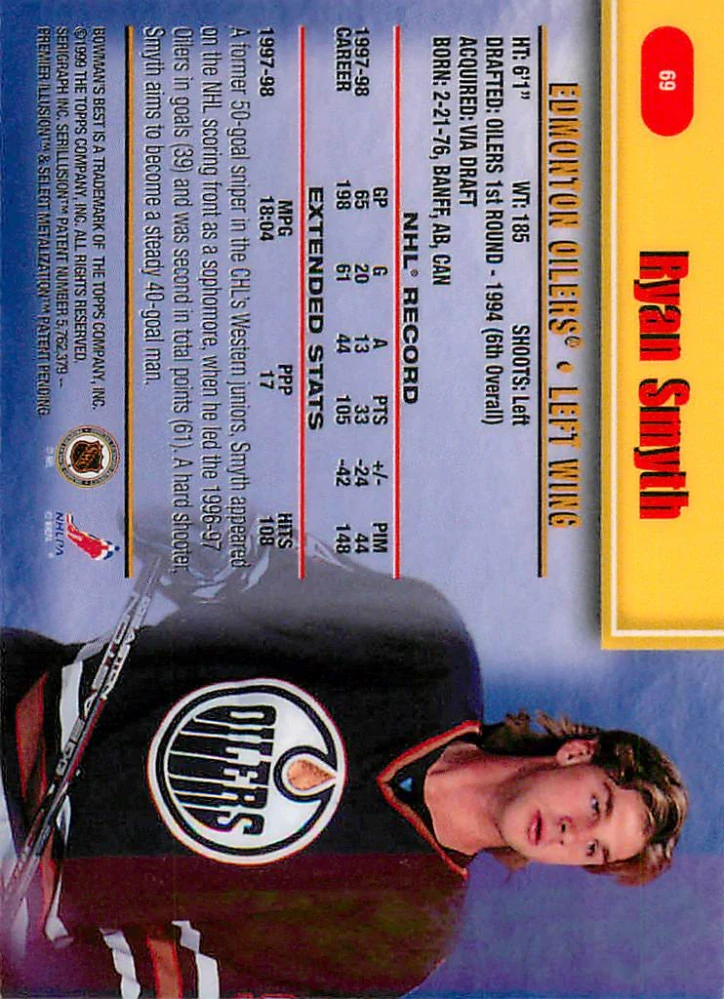1998-99 Bowman's Best - Ryan Smith #69