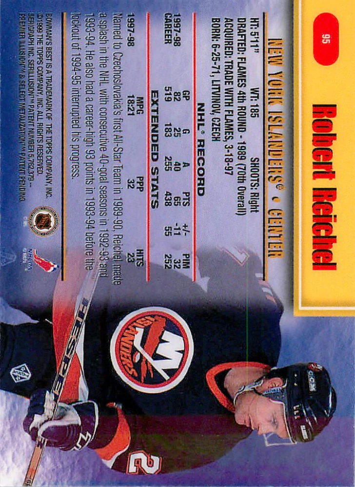 1998-99 Bowman's Best - Robert Reichel #95