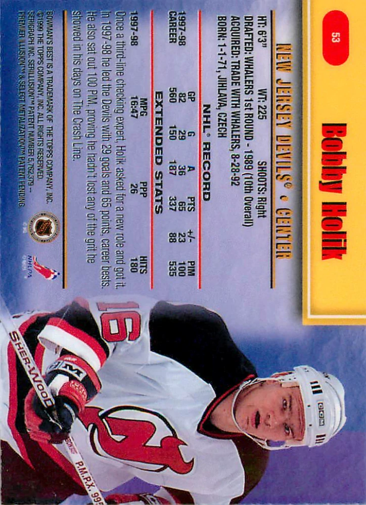 1998-99 Bowman's Best - Bobby Holík #53